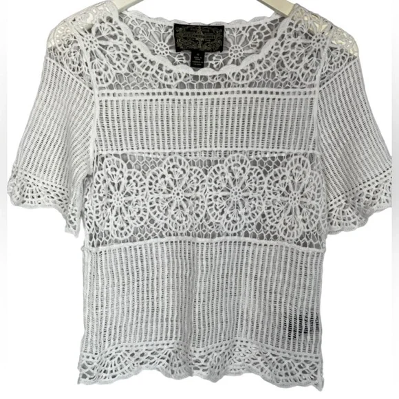 Anthropolgie - James Coviello Lace Top Size XS - Picture 1 of 8
